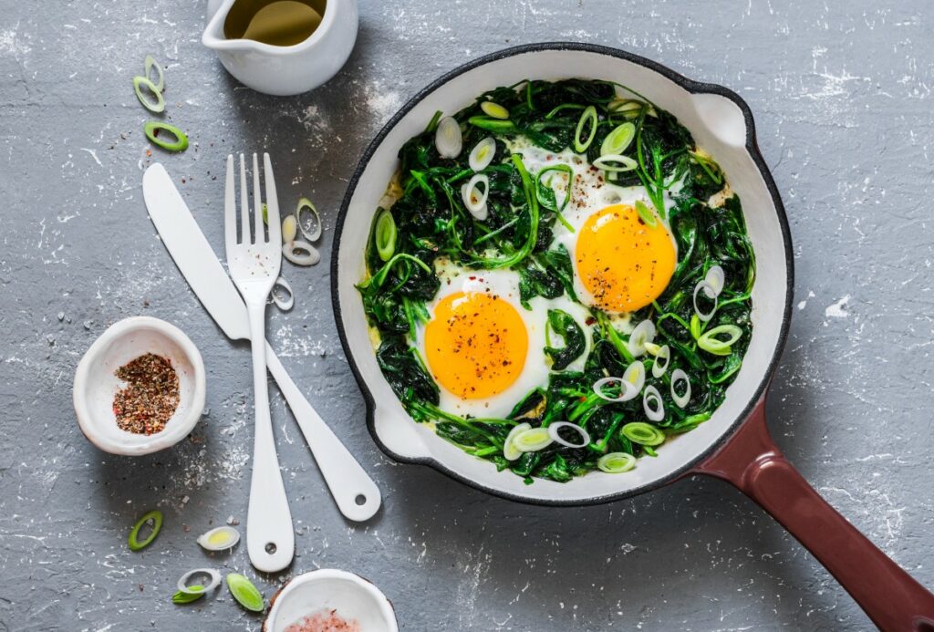 Зеленая шакшука