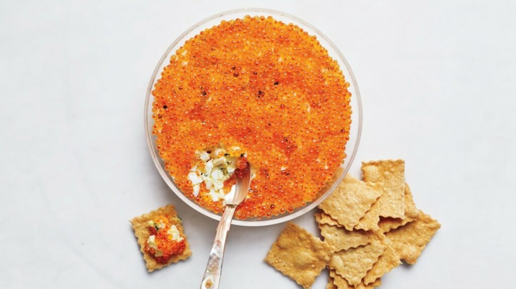 Рецепт соуса из вареных яиц и красной икры&nbsp;