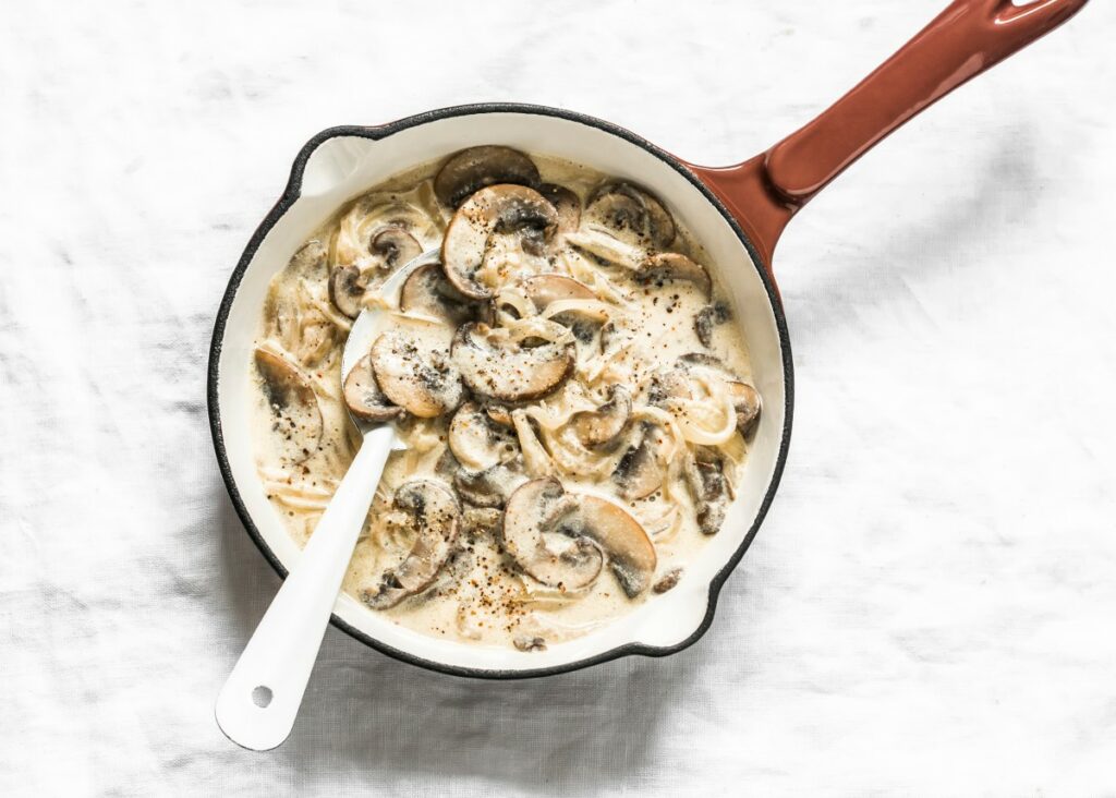 Соус бешамель з грибами – рецепт покроково