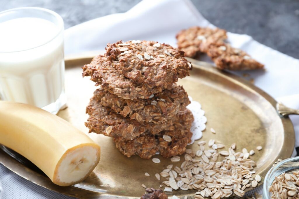 Овсяное печенье с бананами из трех ингредиентов