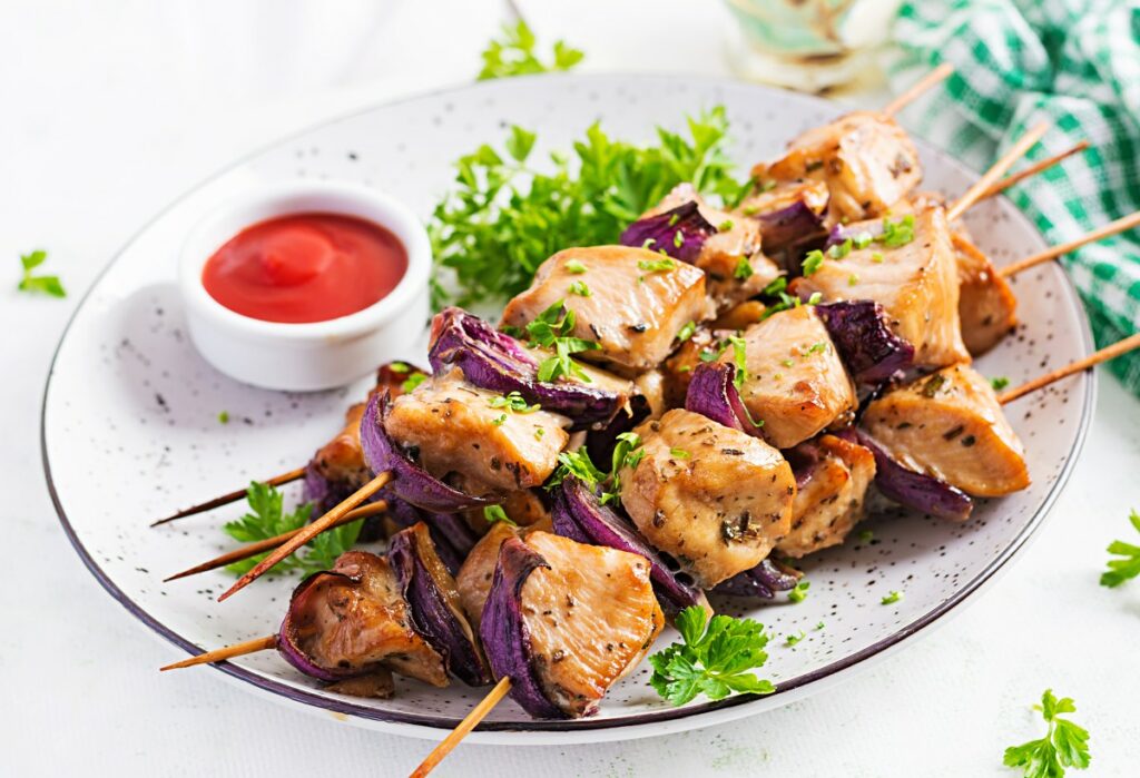 Грузинский маринад для шашлыка из свиных ребрышек