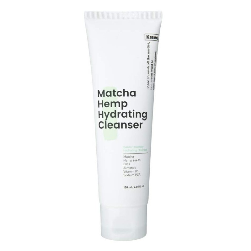 Krave, Matcha Hemp Hydrating Cleanser