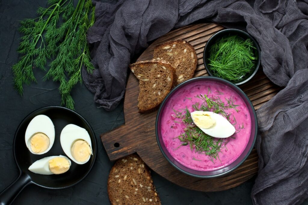 Как приготовить литовский холодный суп на кефире