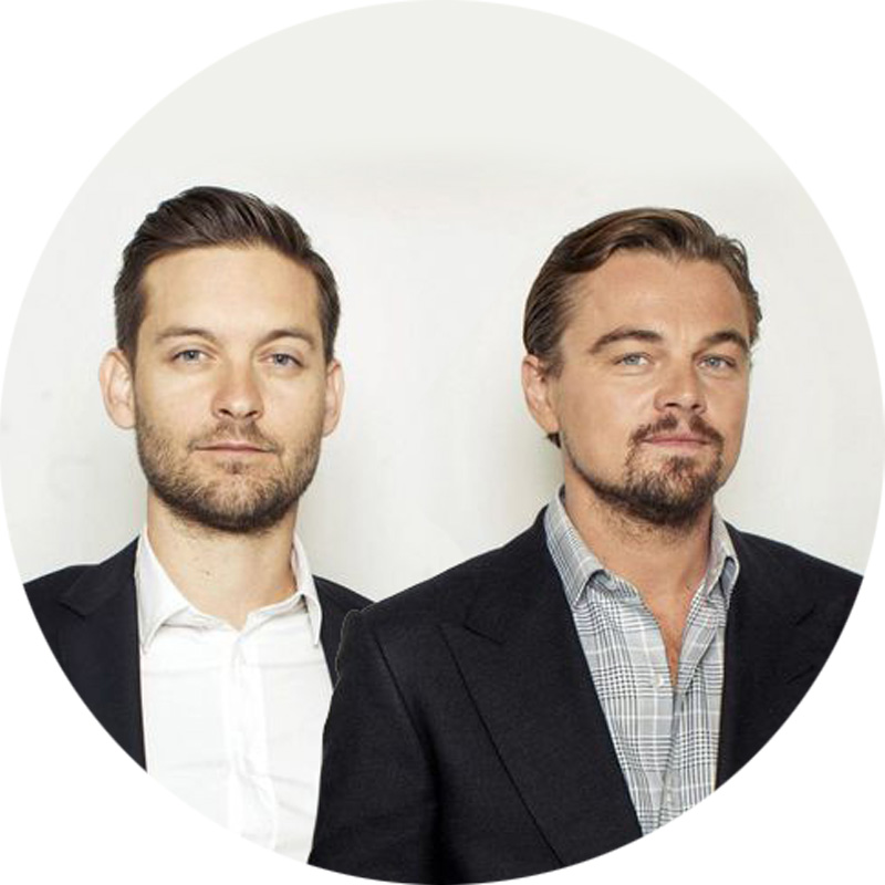 Тоби Магуайр и Леонардо Ди Каприо