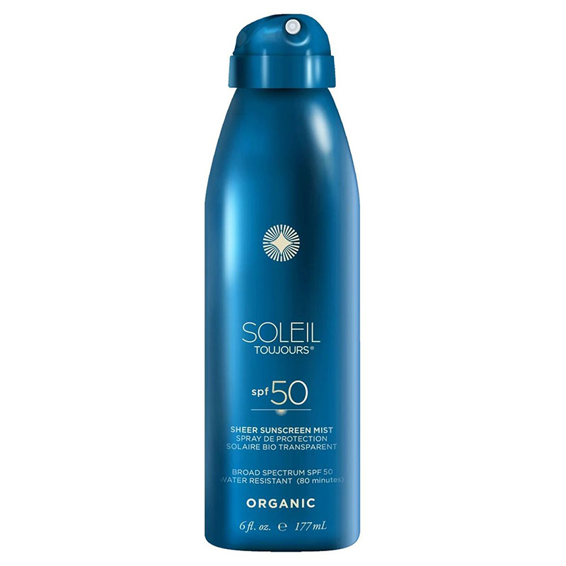Soleil Toujours Organic Sheer Sunscreen Mist SPF 50
