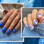 Синий маникюр: как носить самый трендовый оттенок лета на ногтях