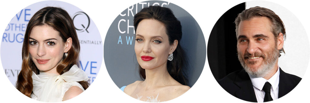 Анджелина Джоли, Хоакин Феникс, Энн Хэтэуэй 