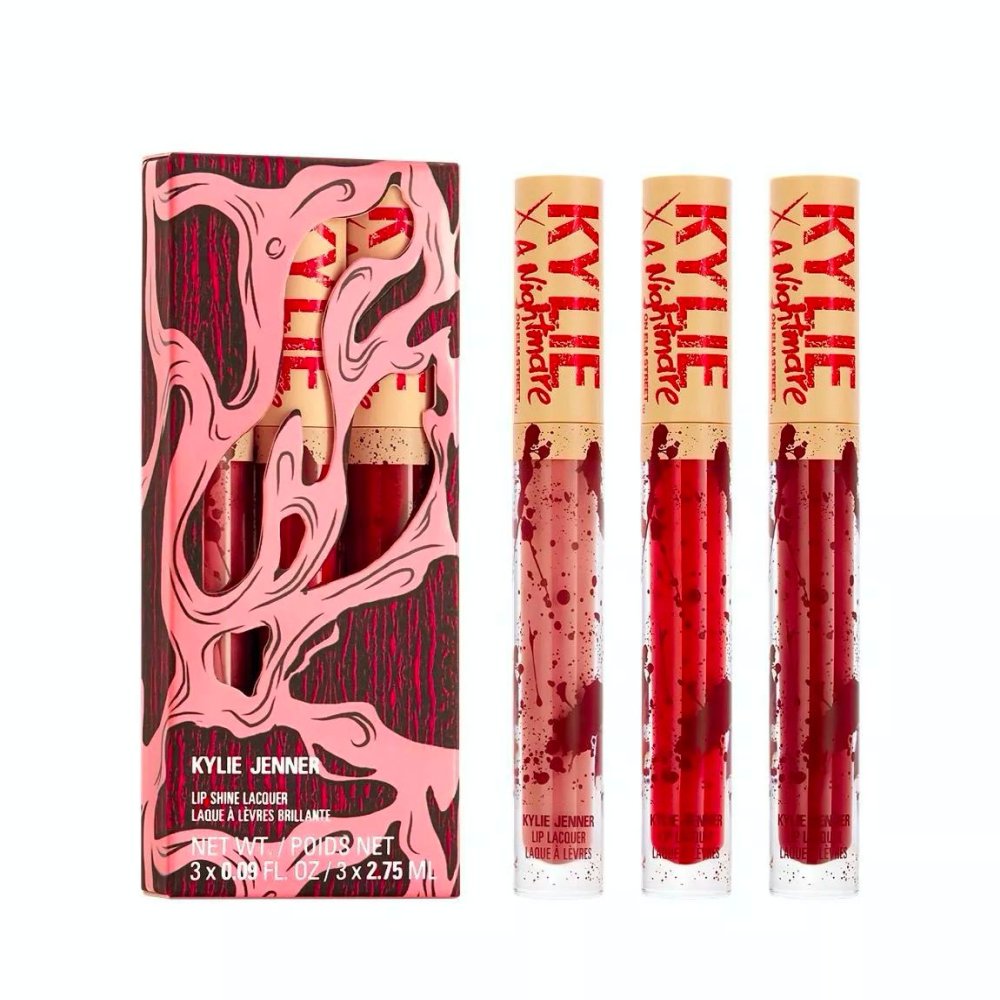 Kylie Cosmetics х A Nightmare on Elm Street Lip Shine Lacquer Set
