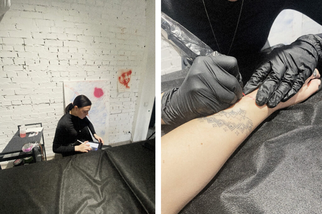 Говорить редакція: тату на руці від Маші Федорівної