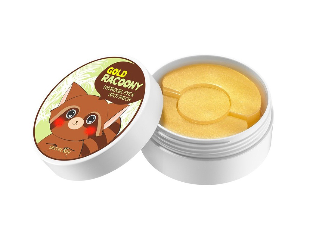 Secret Key, патчи для кожи вокруг глаз Gold Racoony