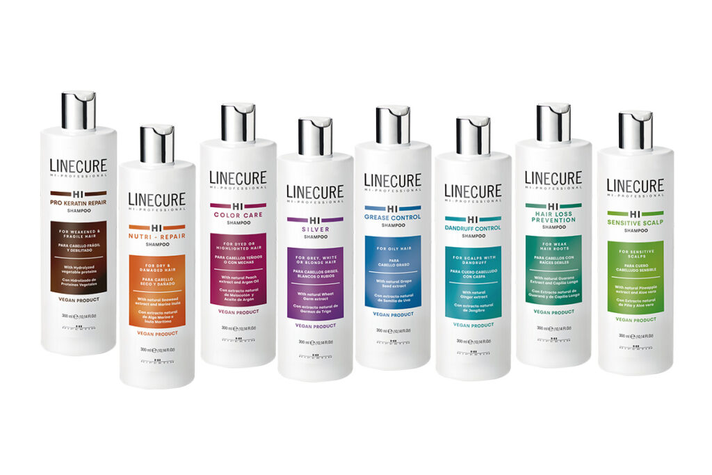 Hipertin, веганские шампуни Linecure