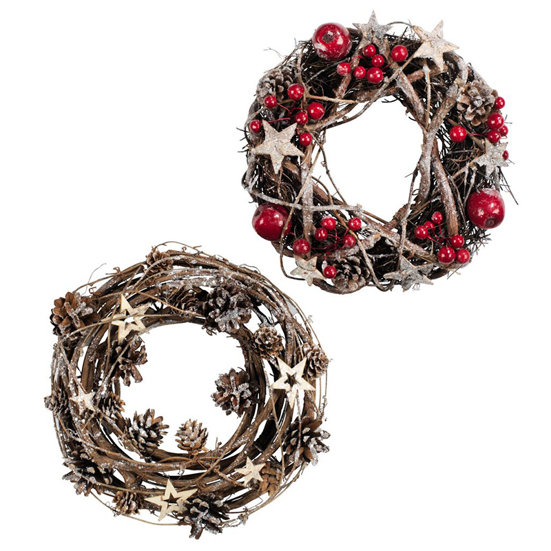 Новогодние венки на дверь Jysk