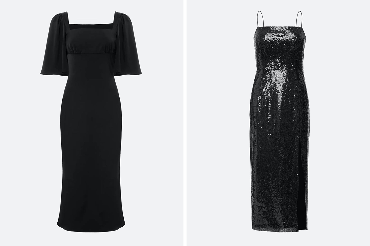 Платья черного цвета Lichi 