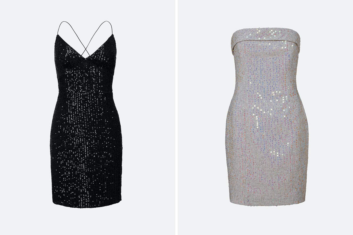 Платья с блесками