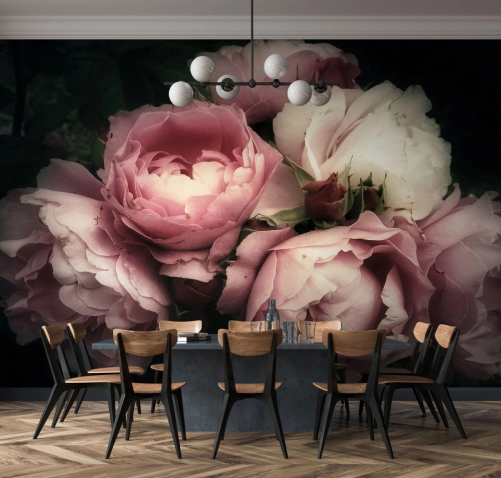 Фотообои цветы на стену 