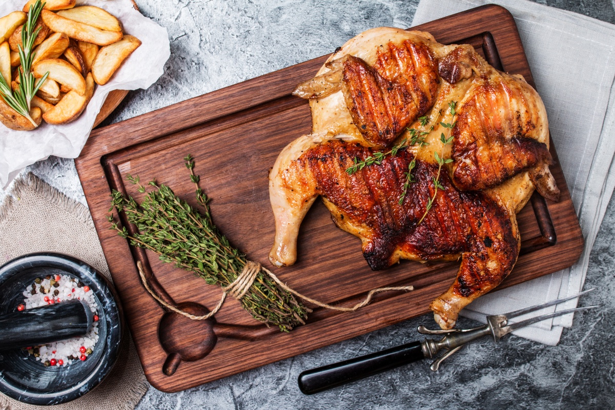 Курица табака — рецепт пошагово