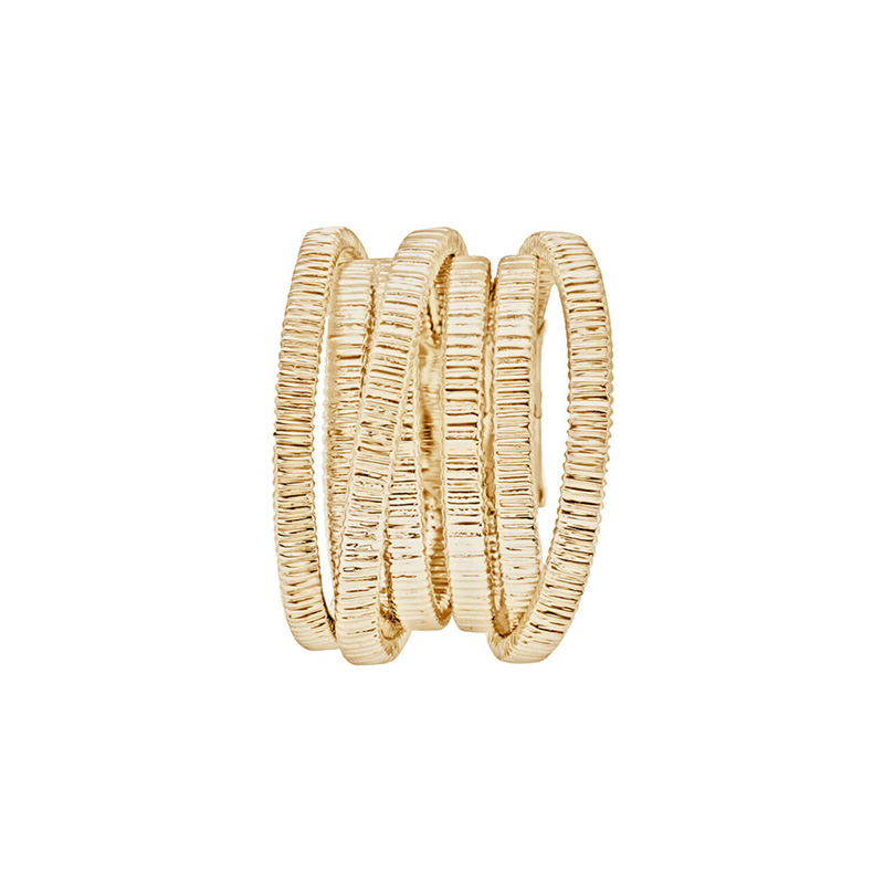 Ann Andres Jewelry, Parametric Yellow Rhodium Platinng Ring