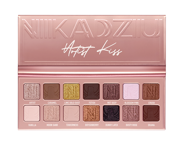 Палетка тіней Kiss Eyeshadow Palette by NIKADZIU x AL.RUTKOVSKIY