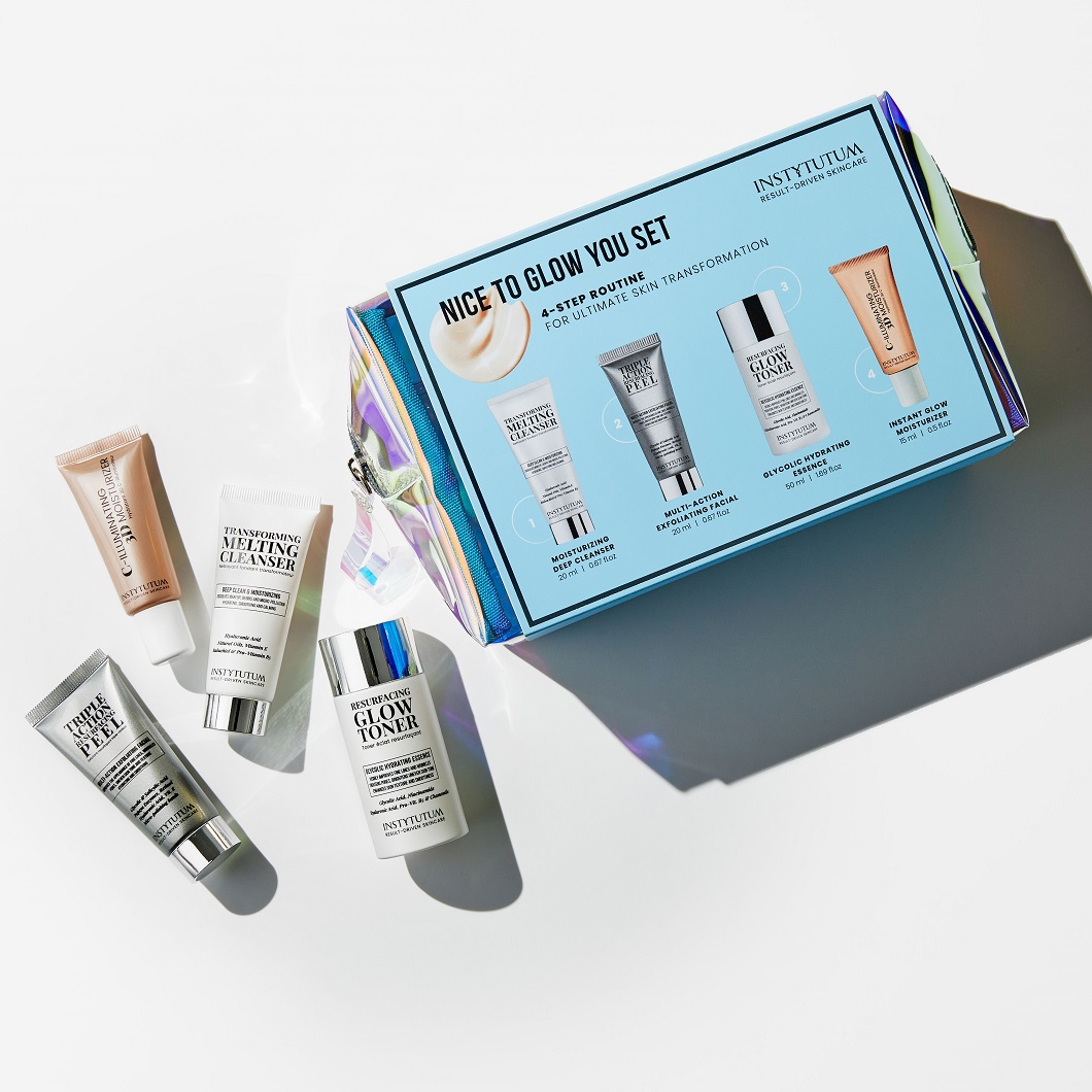 Набір мініатюр-бестселерів Nice to glow you set від INSTYTUTUM