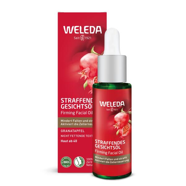 Гранатова олія-бустер для обличчя Firming Facial Oil від Weleda