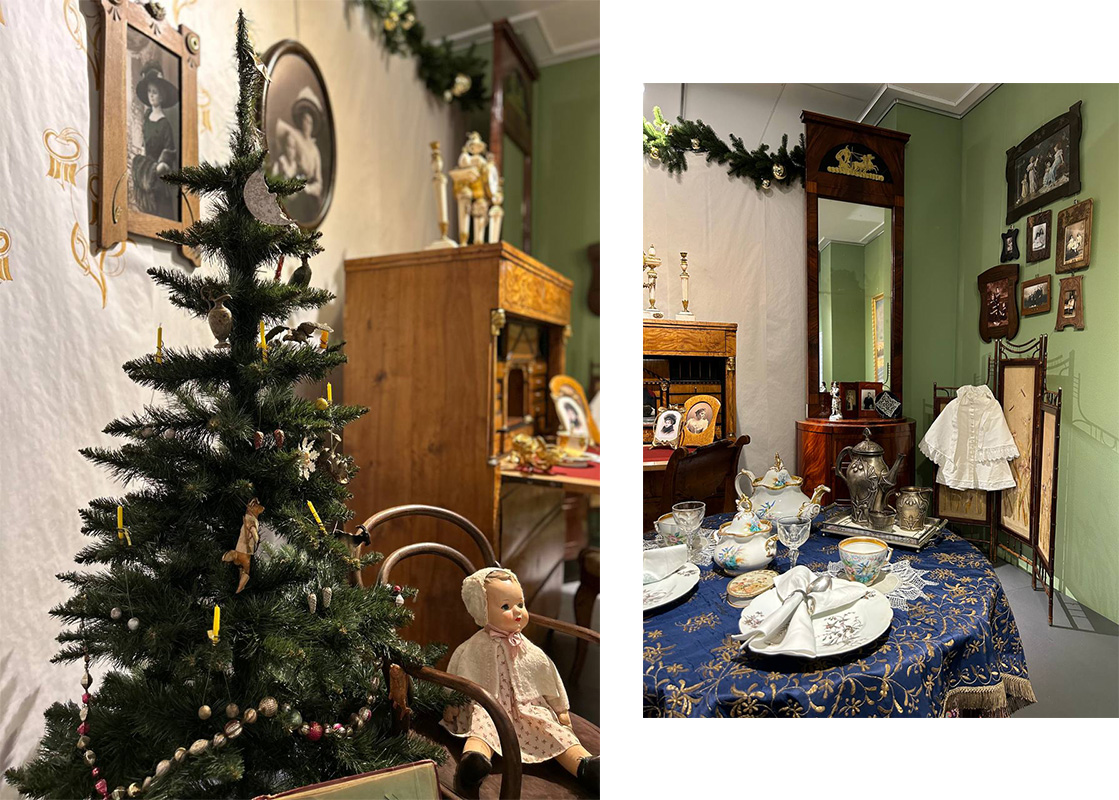 Елка и интерьер XIX века