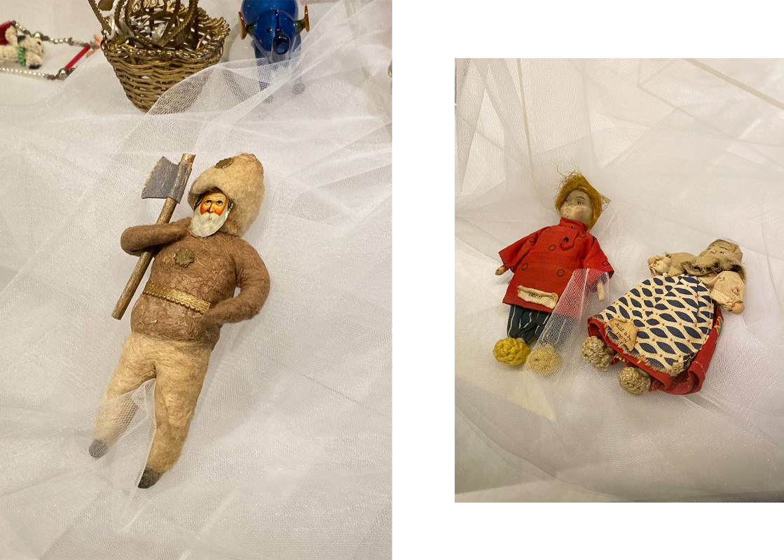 старинные елочные игрушки