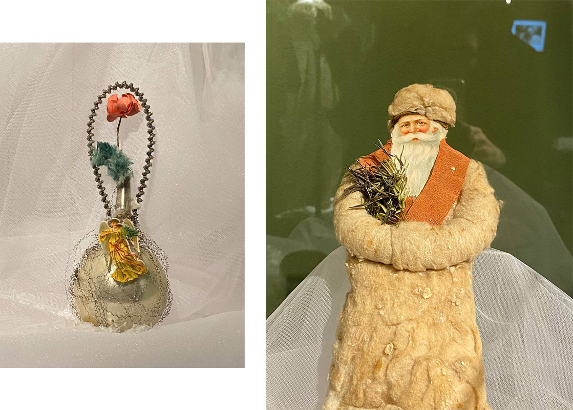 Одна из первых стеклянных игрушек конца XVII – начала XVIII века, игрушка Дед начала ХХ века