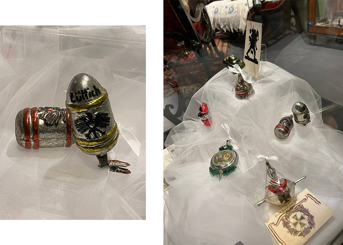 Елочные украшения времен правления Кайзера Вильгельма начала ХХ века