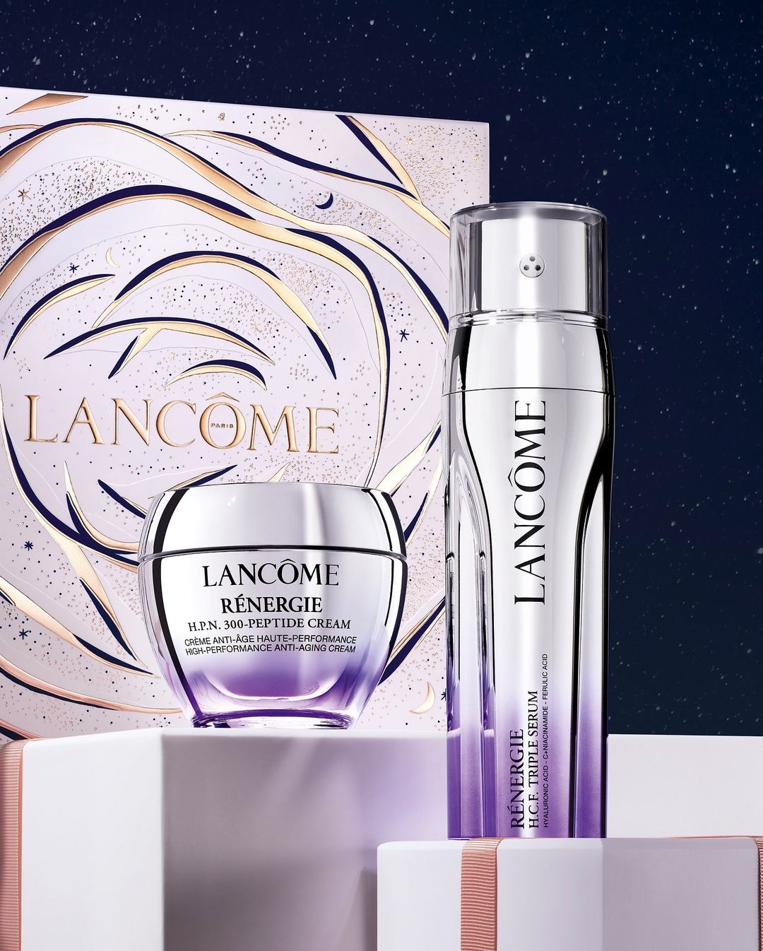 Крем і сироватка в лінійці Rénergie від Lancôme