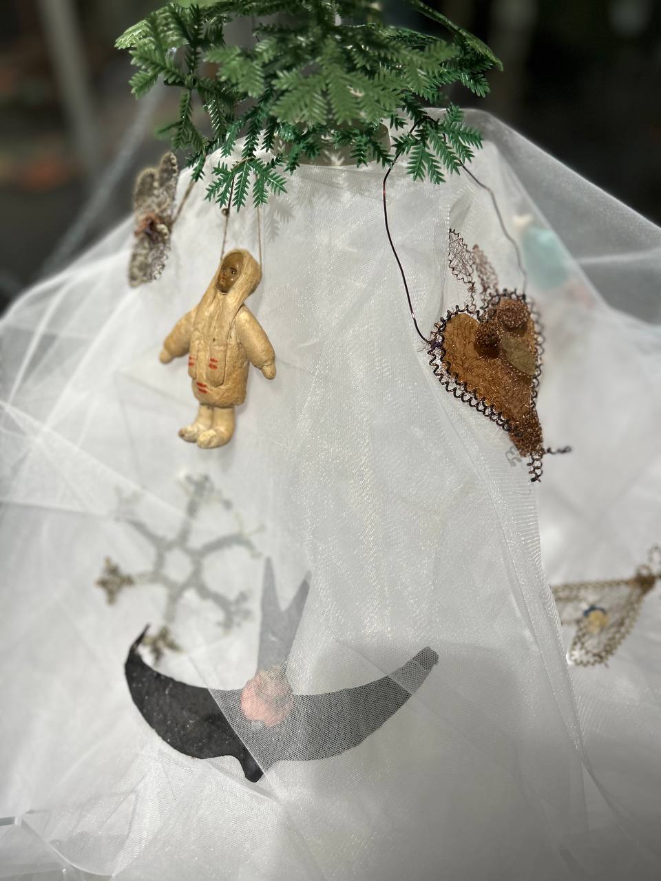 Елочные украшения 40-х годов