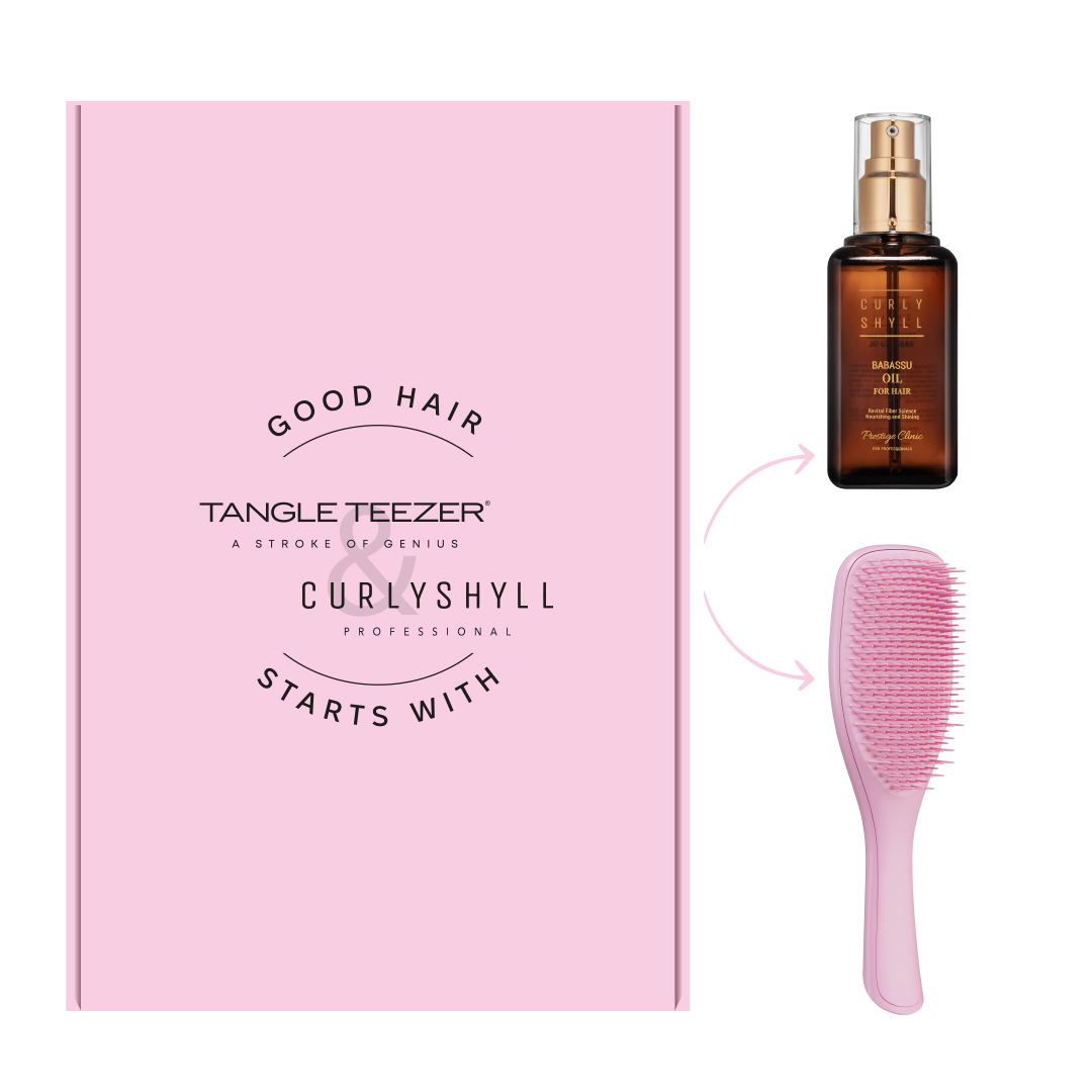 Набір Good hair starts with від Tangle Teezer & CurlyShyll