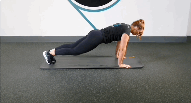 Динамическая планка «колено к локтю»