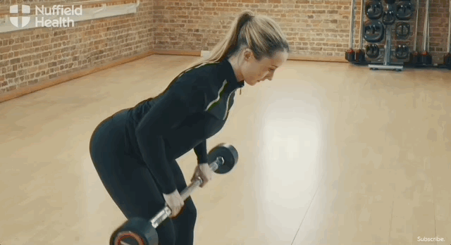 Тяга в нахилі до живота