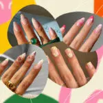 35+ стильних ідей квіткового манікюру на весну й літо