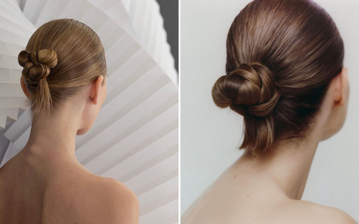 вечірні зачіски з пучком