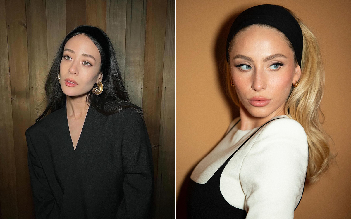 зачіска з пов'язкою