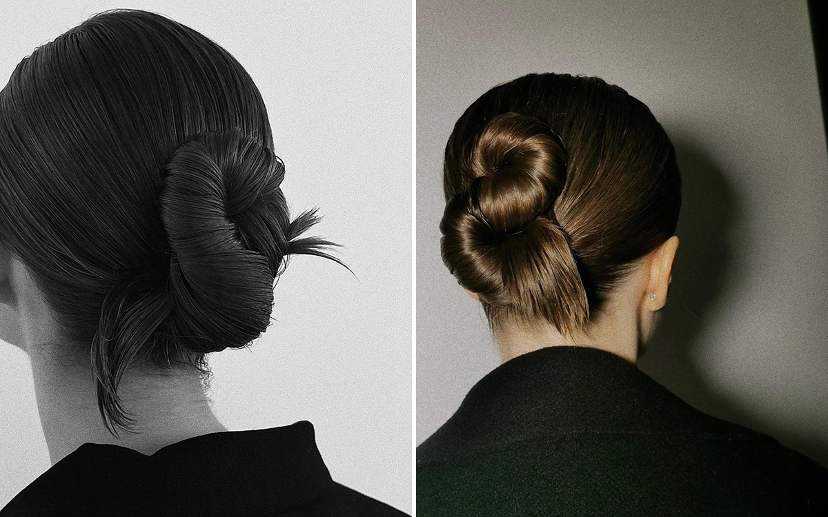 зачіска пучок