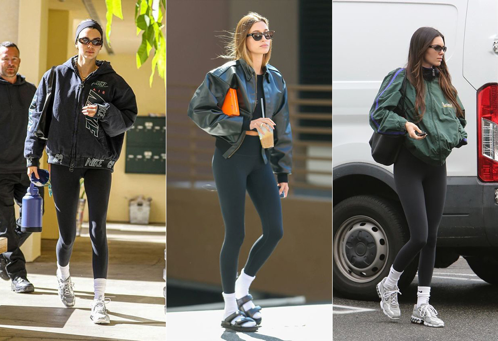 зіркові образи з лосинами на весну