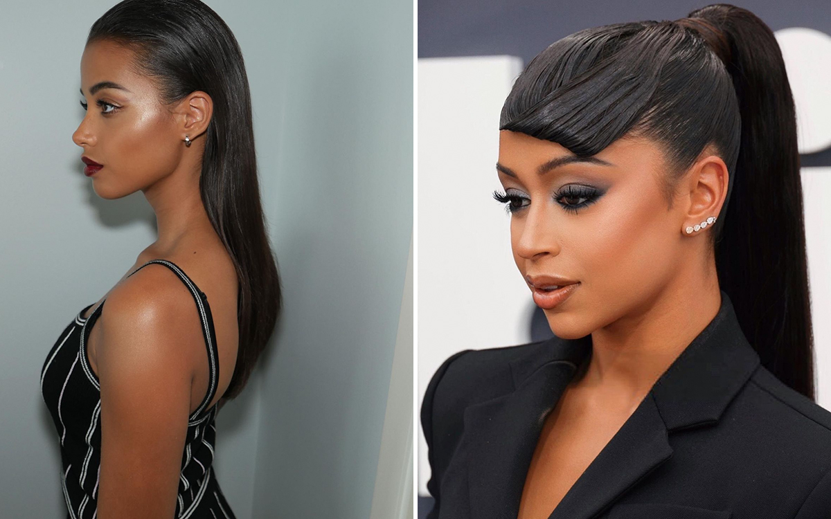 ефект мокрого волосся