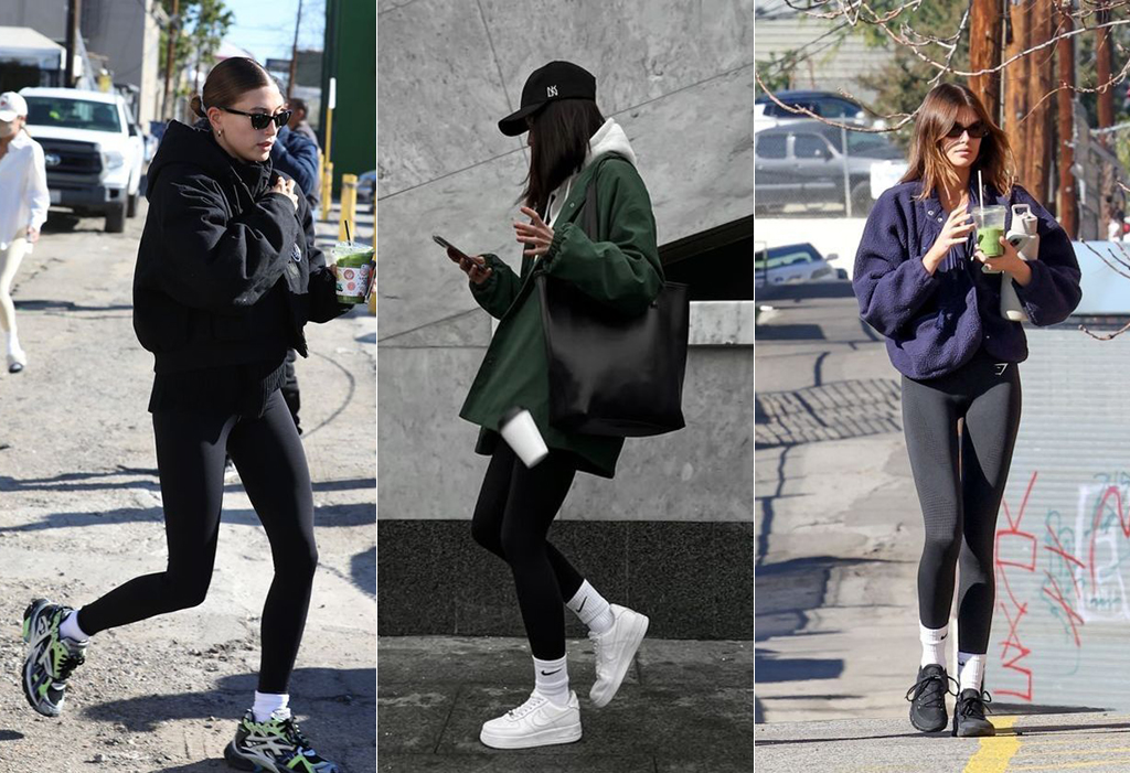 образи з лосинами і курткою