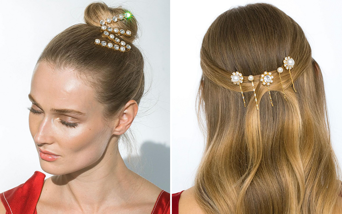 шпильки з перлами