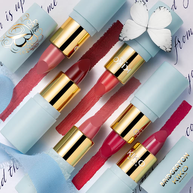 Kiko Milano Bridgerton Collection lipsticks