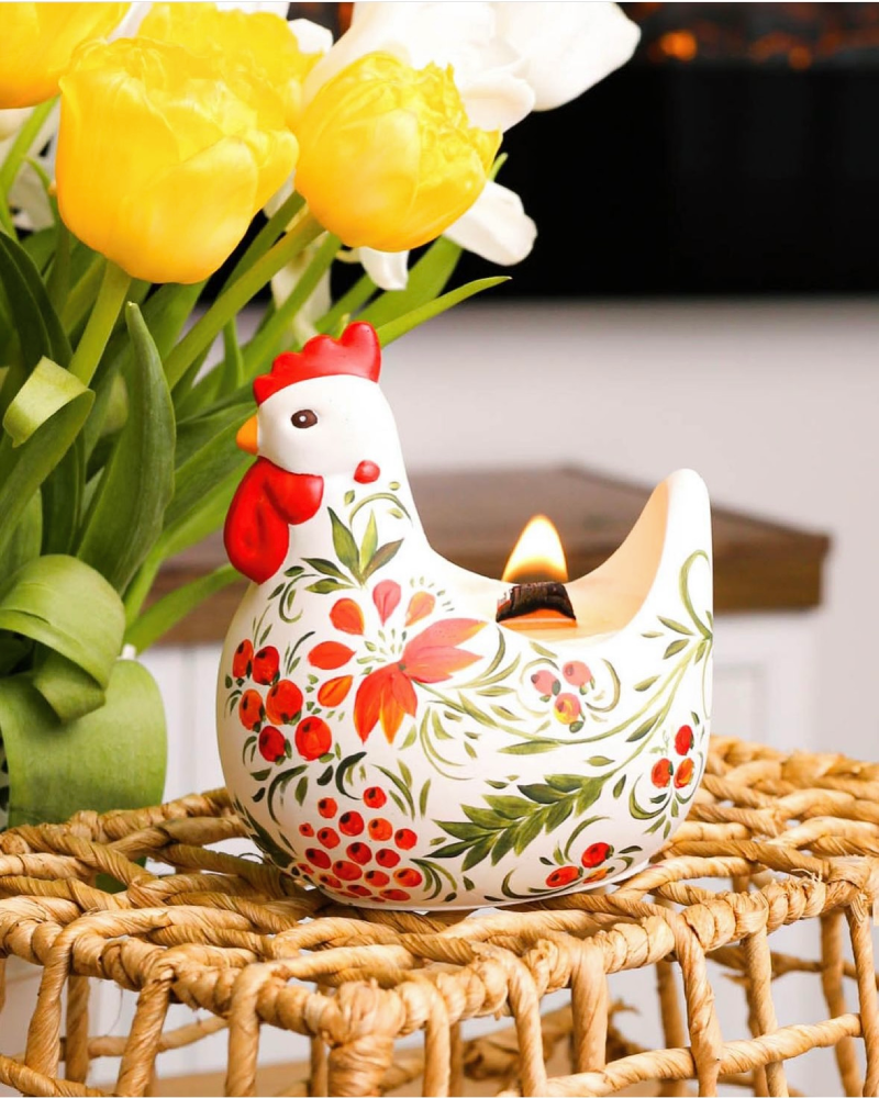 Свічка у формі курочки