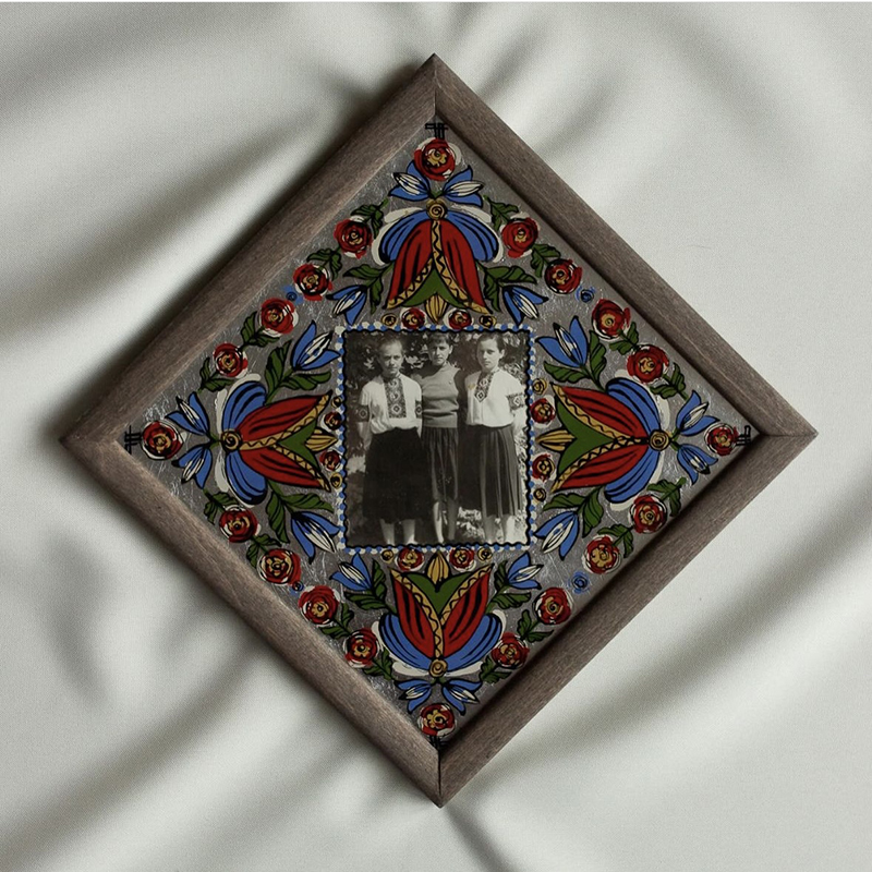 Розмальовані рамки для сімейних фото