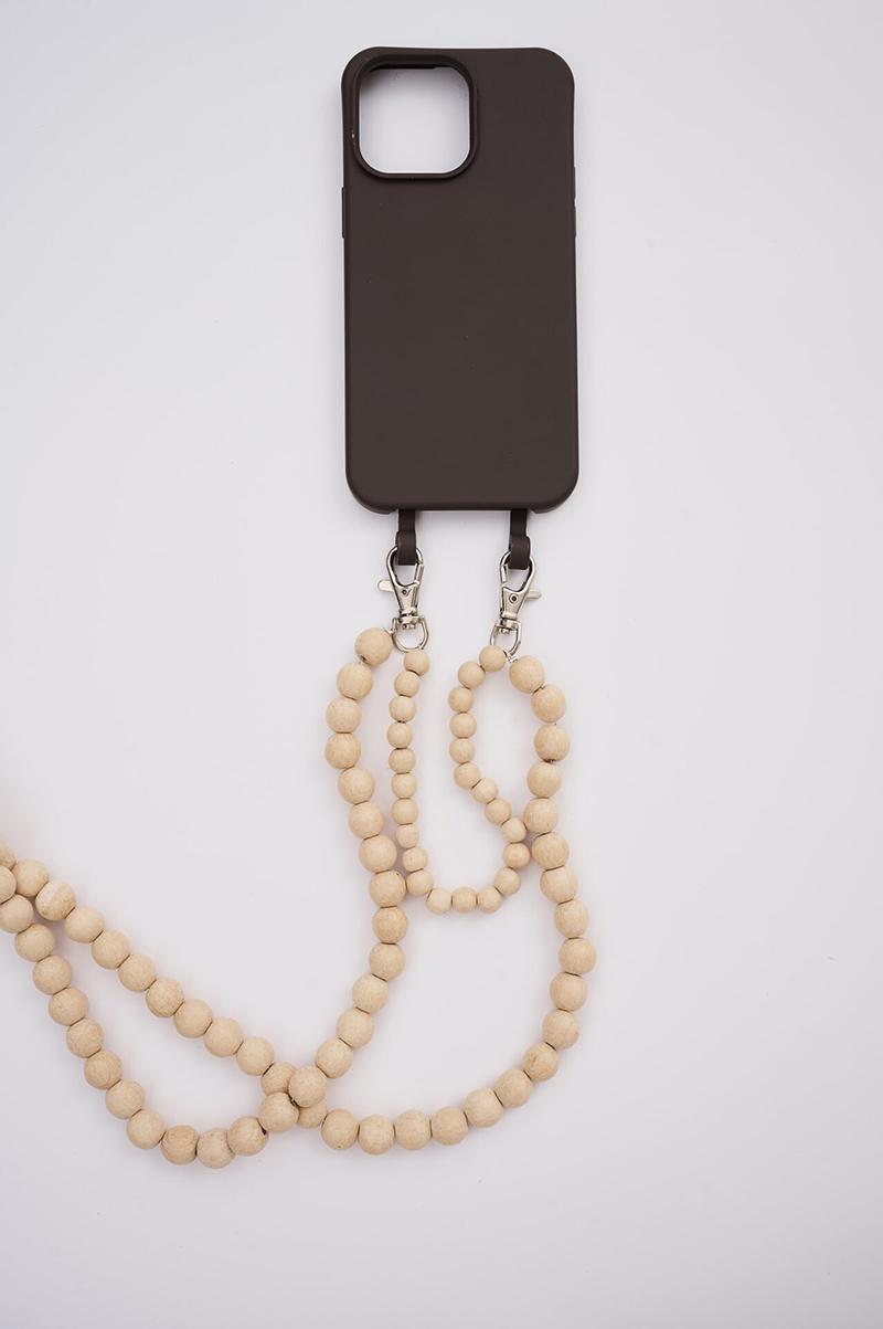 Дерев'яне намисто для телефону Shypelyk