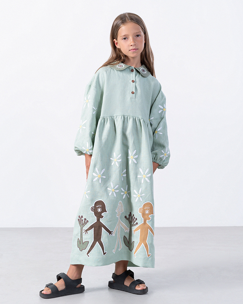Вишити сукня для дівчинки Etnodim