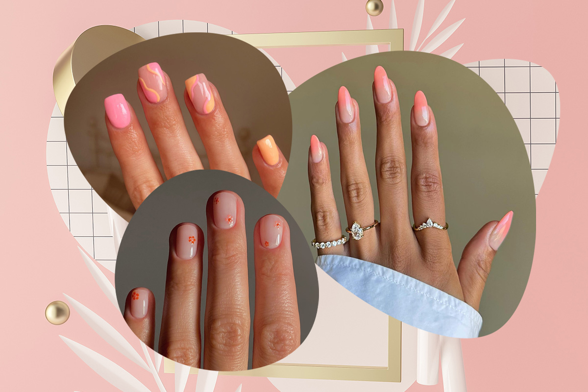 Вдохновленный Pantone: нежный маникюр в персиковых тонах