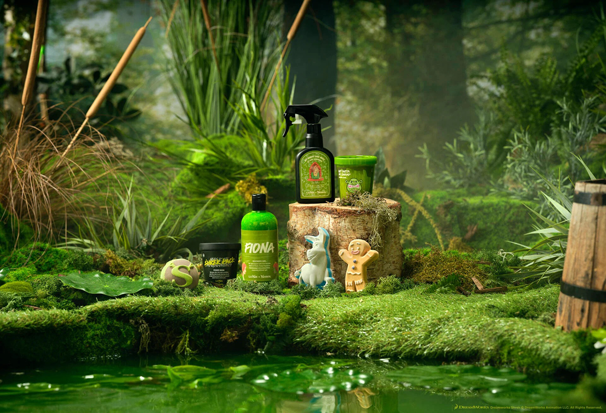 Lush x Shrek Collection