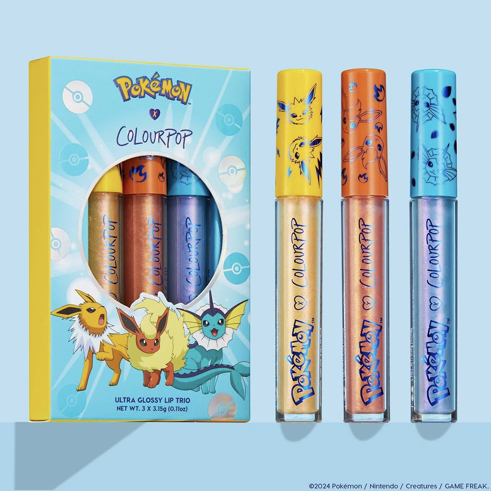 Pokemon х ColourPop Collection lip gloss