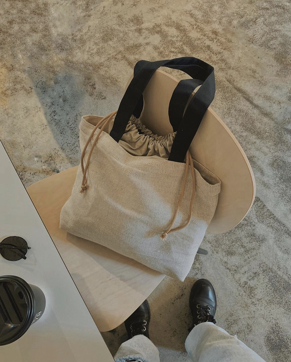 Лляний шопер